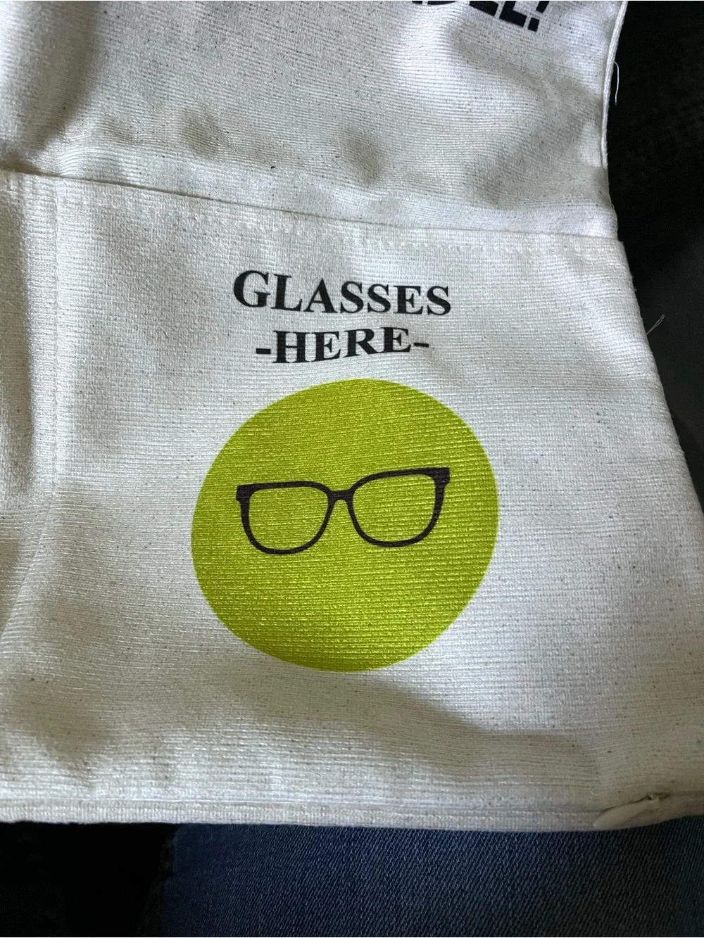 New Dad's Spot Pocket Pillow Cover 16x15 Remote Glasses Holder